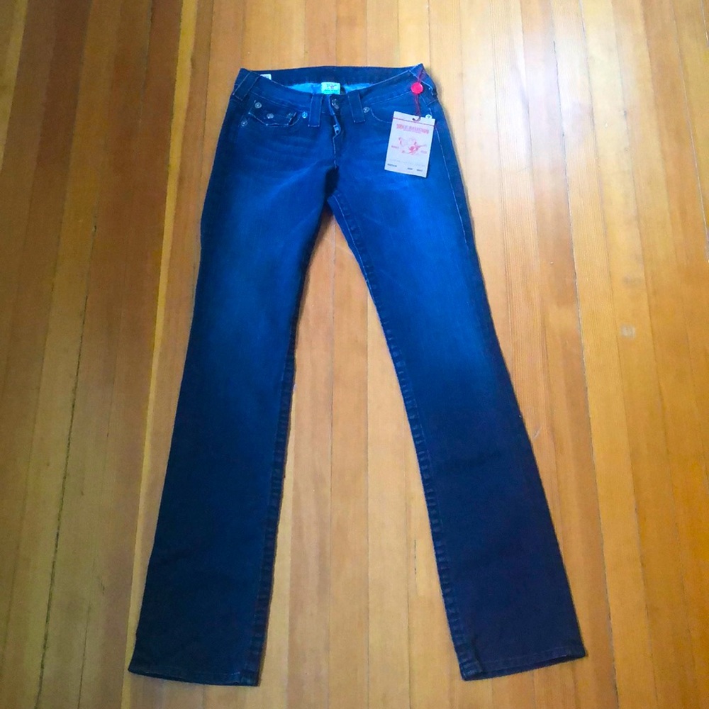TRUE RELIGION  hip-hugger skinny jeans
